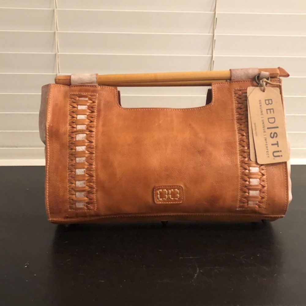 BedStu Nataly Nectar Lux Tan Handbag